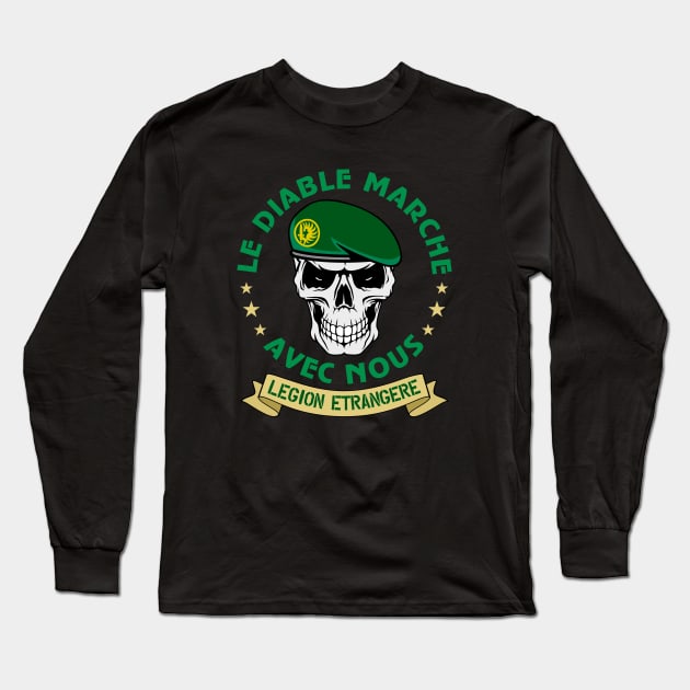 Legion Etrangere Foreign Legion Long Sleeve T-Shirt by parashop